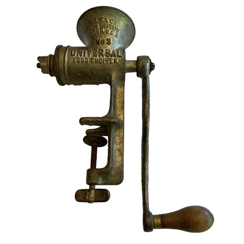 Universal No. 3 Meat Grinder & Food Chopper LF&C New Britain Conn USA Vintage